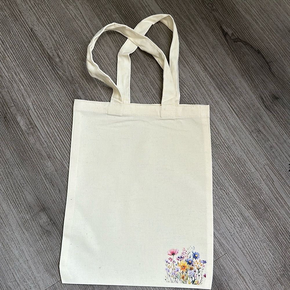 Floral Book Bag